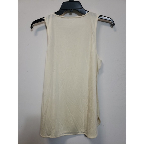 Peach Alina Tank Top L Yellow Moisture Wicking athletic tunic sleeveless USA - Picture 2 of 8